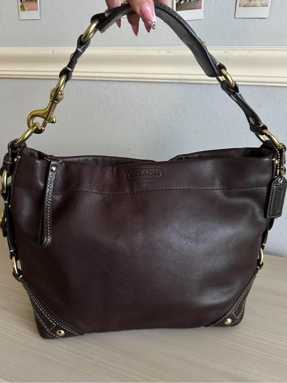 Coach Carly Leather Purse RARE